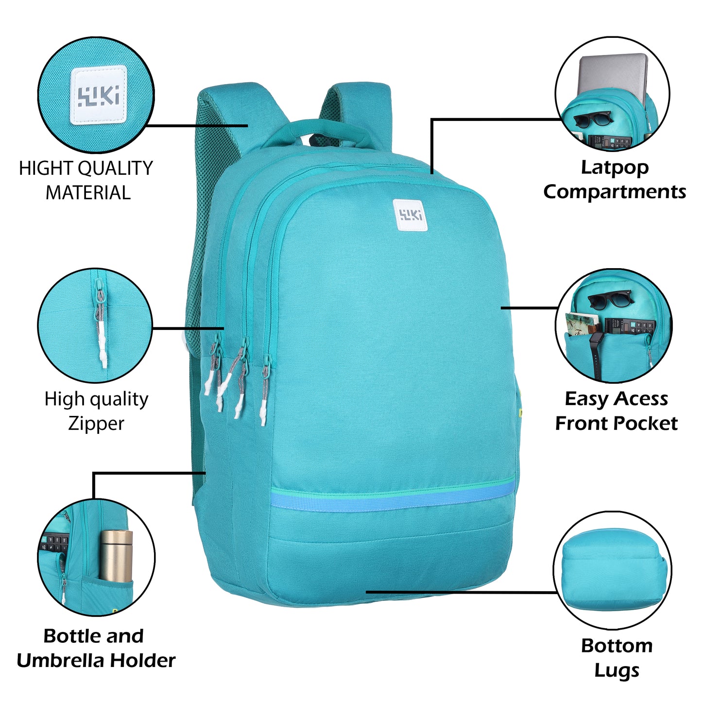 Wildcraft Polyester Expedition LPBP 45 Pro Laptop Backpack for Travel Gym & Office for Men & Women