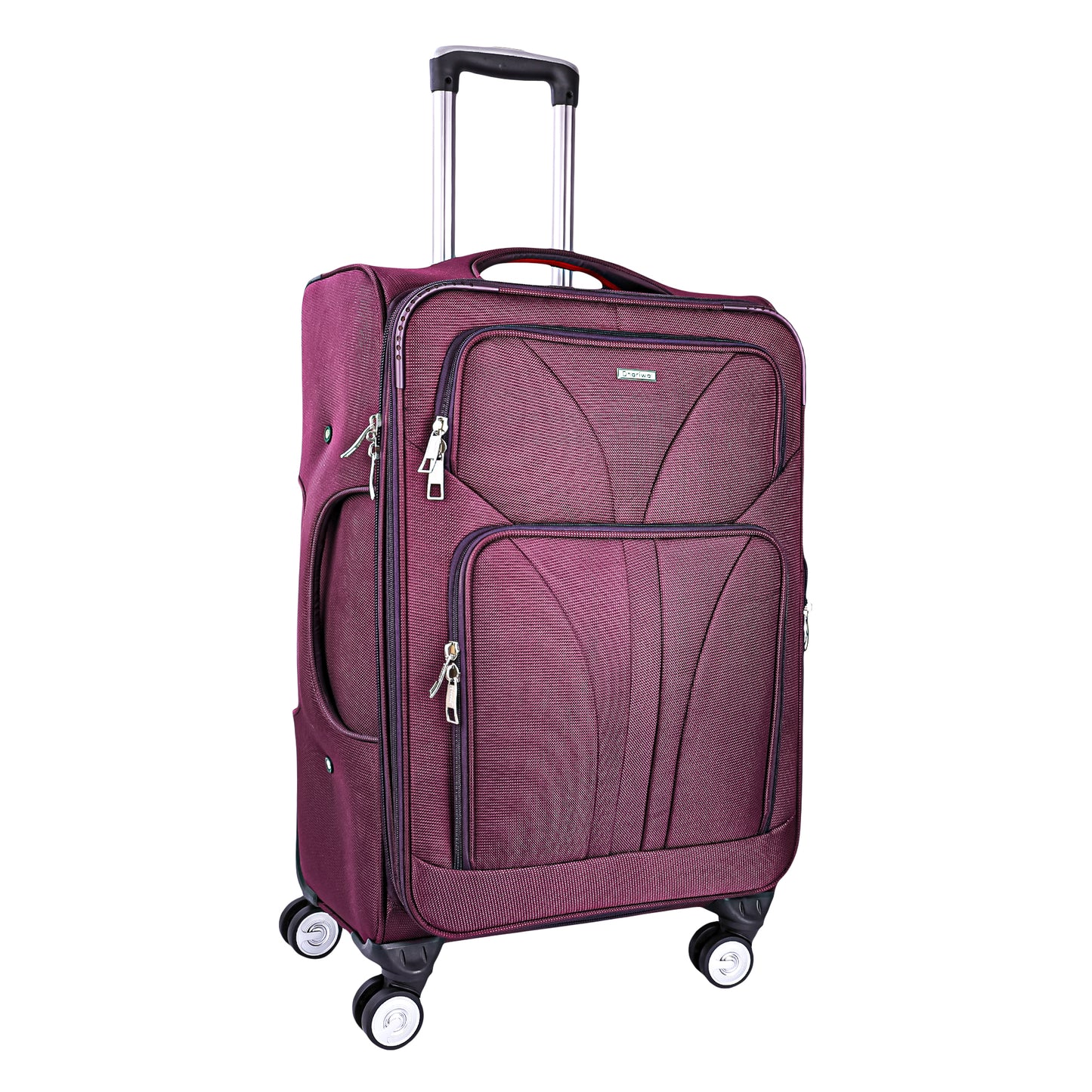 Dhariwal Expandable 4W Soft Sided Check-in Trolley Suitcase 20/24/28 inch SC-808