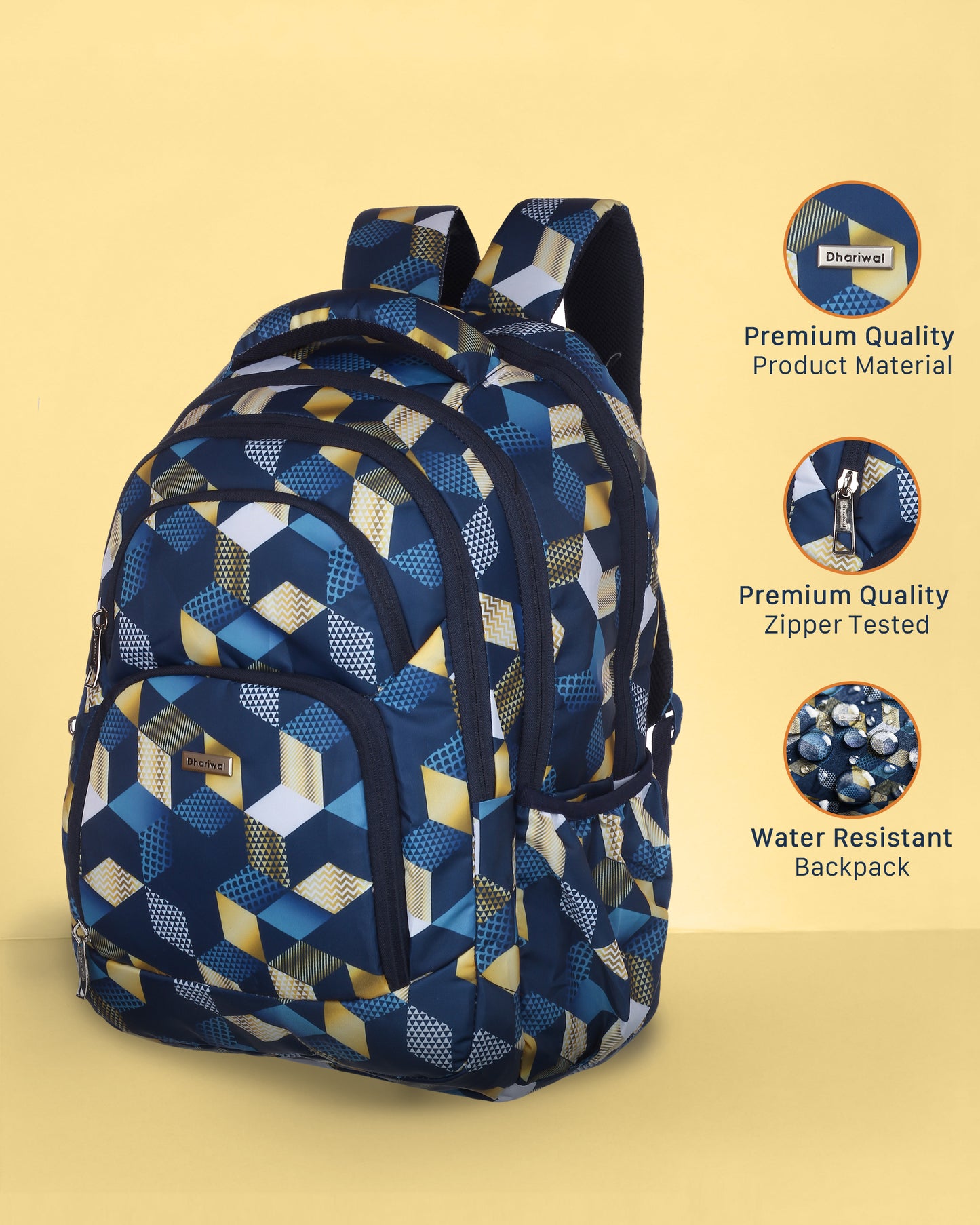 Dhariwal 36L Backpack Casual/School/College/Office Bag BP-248