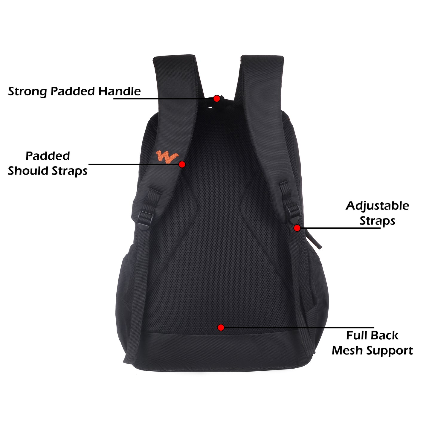 Wildcraft Atlas 45 LP Nylon backpack Ideal for school, college, office & travel bag for men And women
