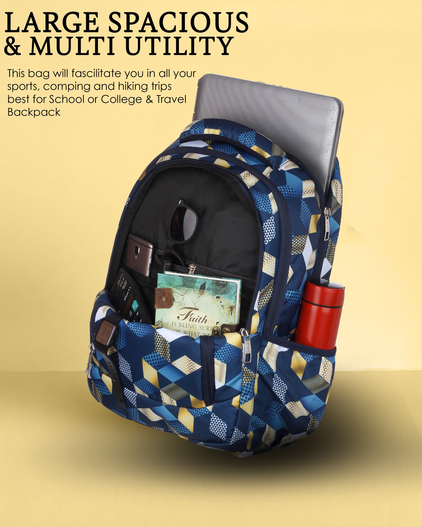 Dhariwal 36L Backpack Casual/School/College/Office Bag BP-248