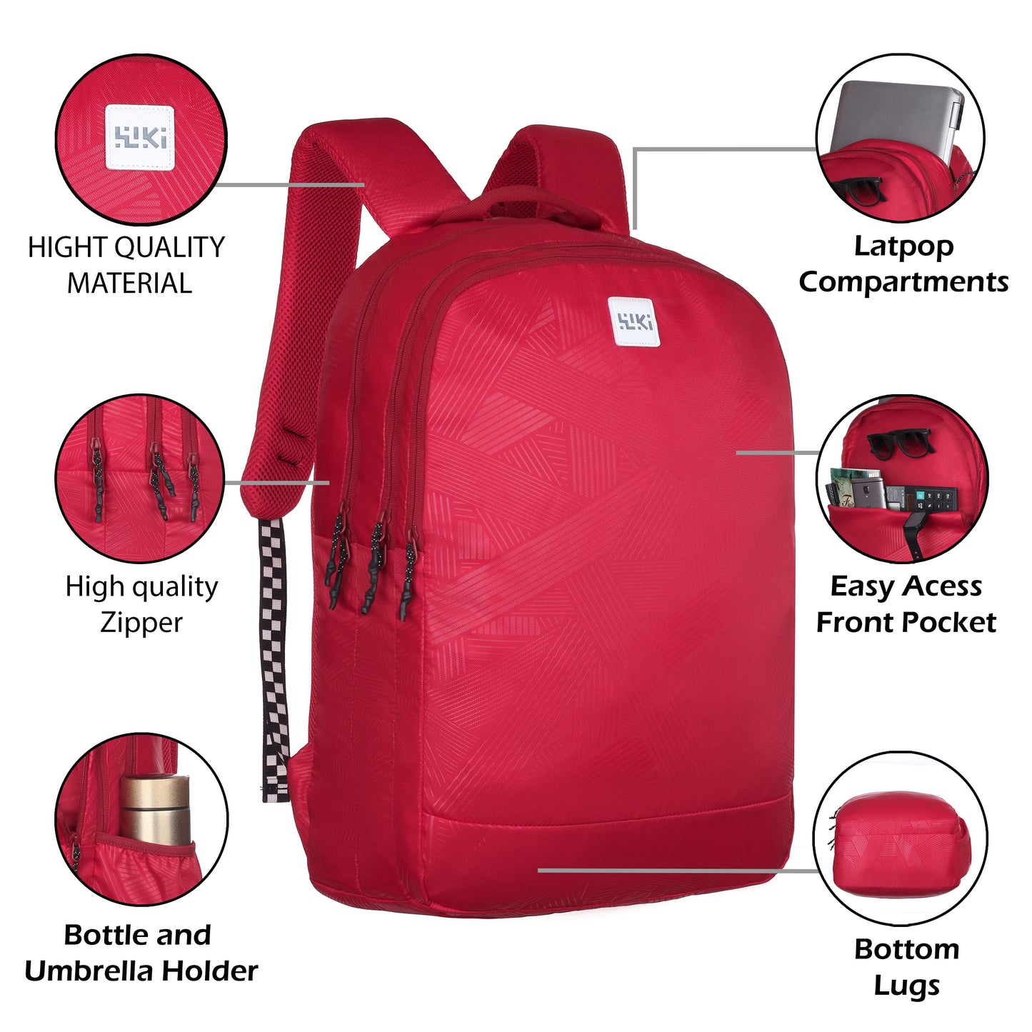 Wildcraft Polyester Expedition LPBP 45 Pro Laptop Backpack for Travel Gym Office Backpack for Men & Women