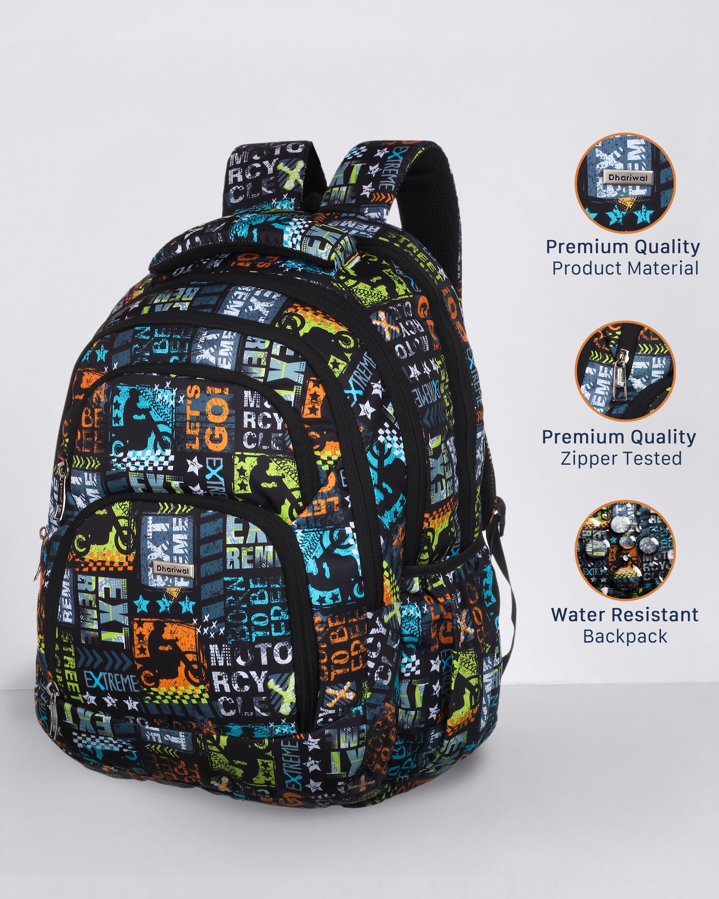 Dhariwal 36L Backpack Casual/School/College/Office Bag BP-248