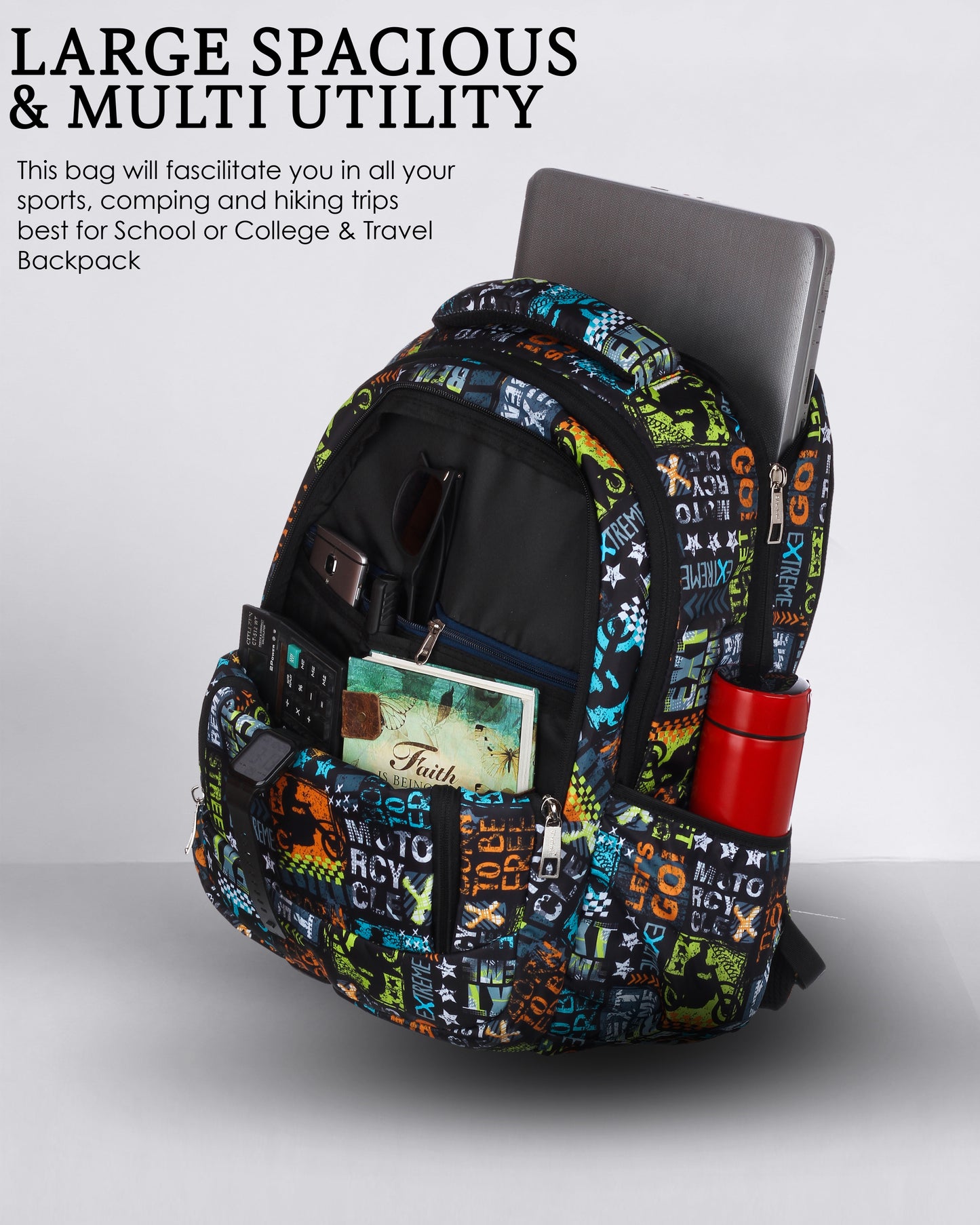 Dhariwal 36L Backpack Casual/School/College/Office Bag BP-248