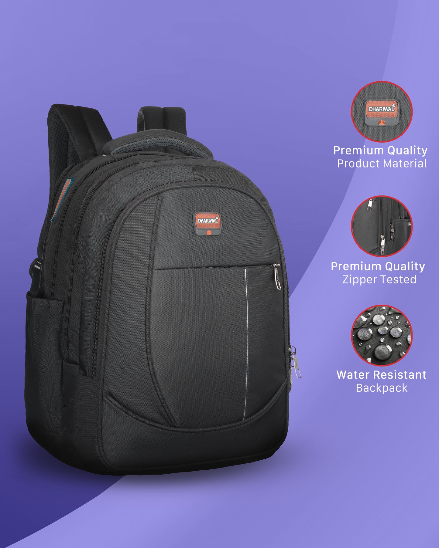 Dhariwal Backpack for Men & Women | Office, Travel, School, College bag| 46L BP-230