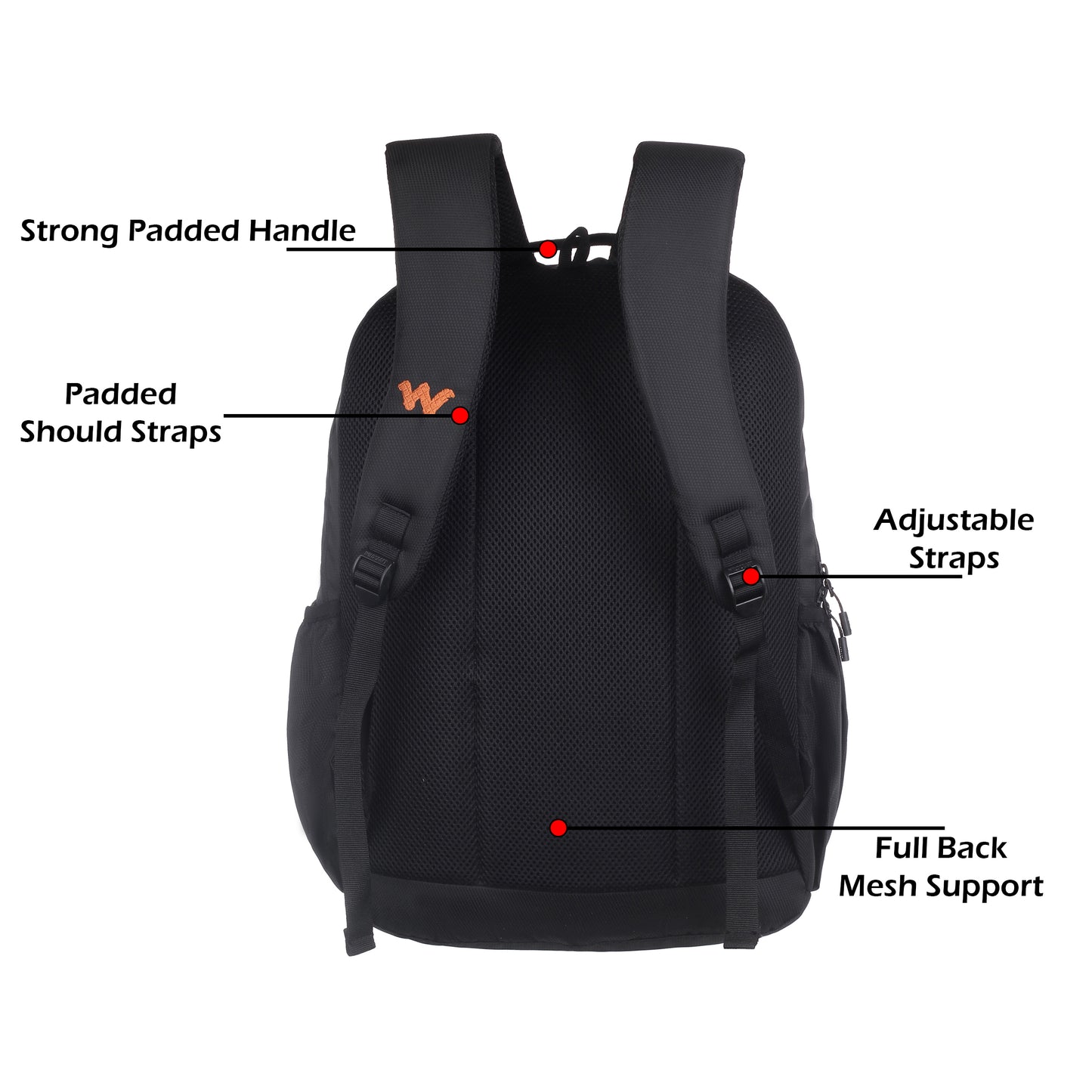 Wildcraft Sierra Nylon backpack Ideal for school, college, office & travel bag for men And women