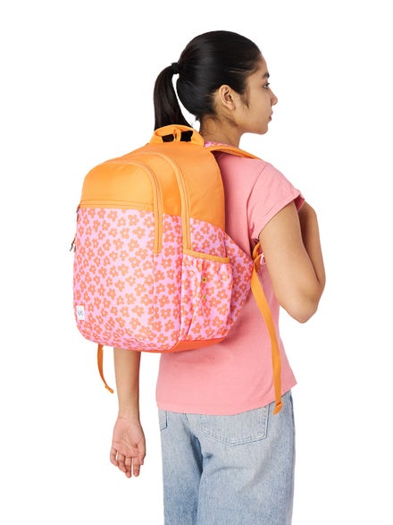 Wiki Stylish Unisex Backpack Laptop Backpack for Office, Gym, Travel (21.5 Litre, Orange)