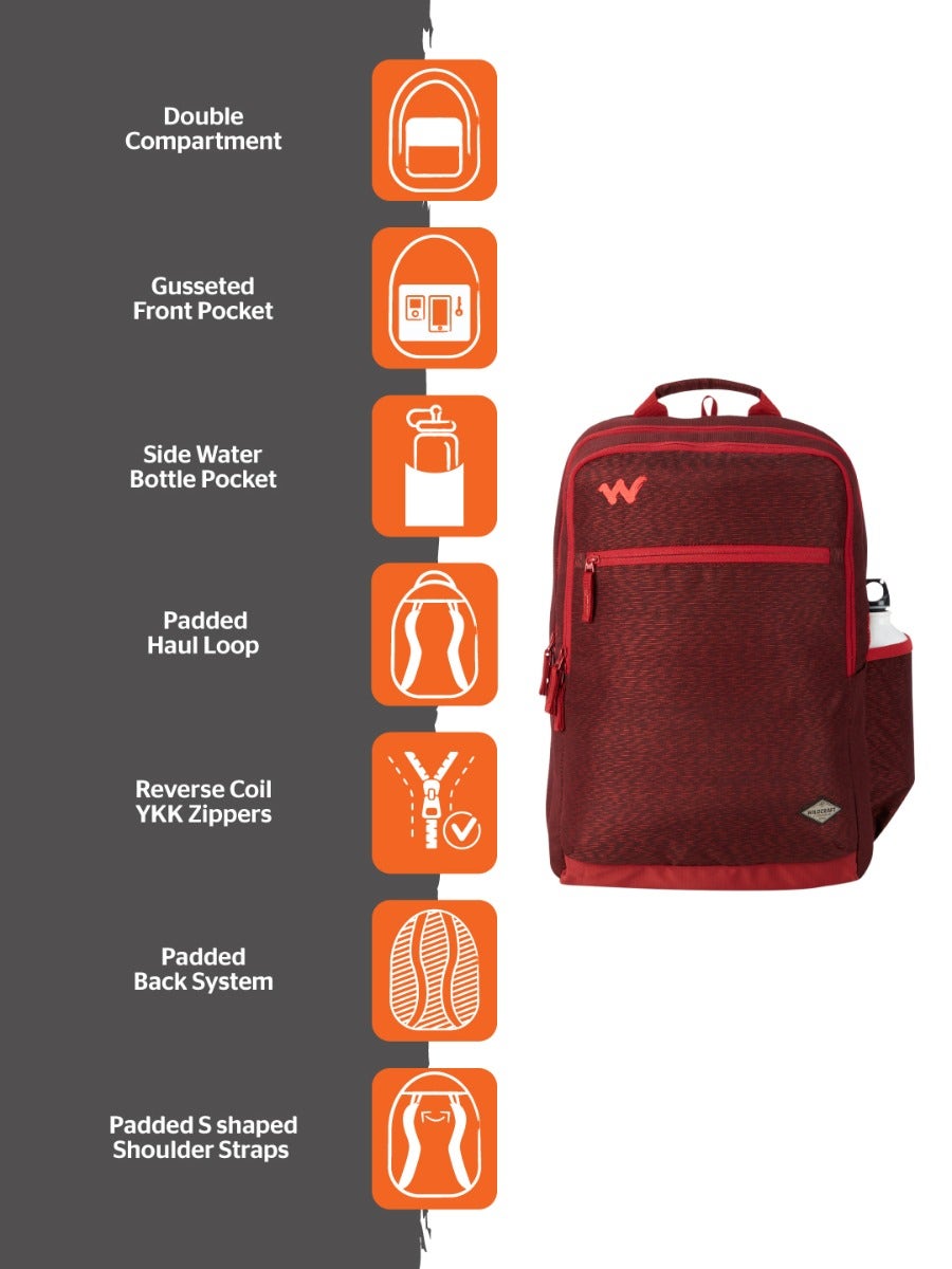 Wildcraft Evo 35L Backpack with Rain Cover (12960)