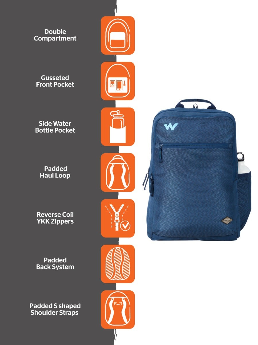 Wildcraft Evo 35L Backpack with Rain Cover (12960)
