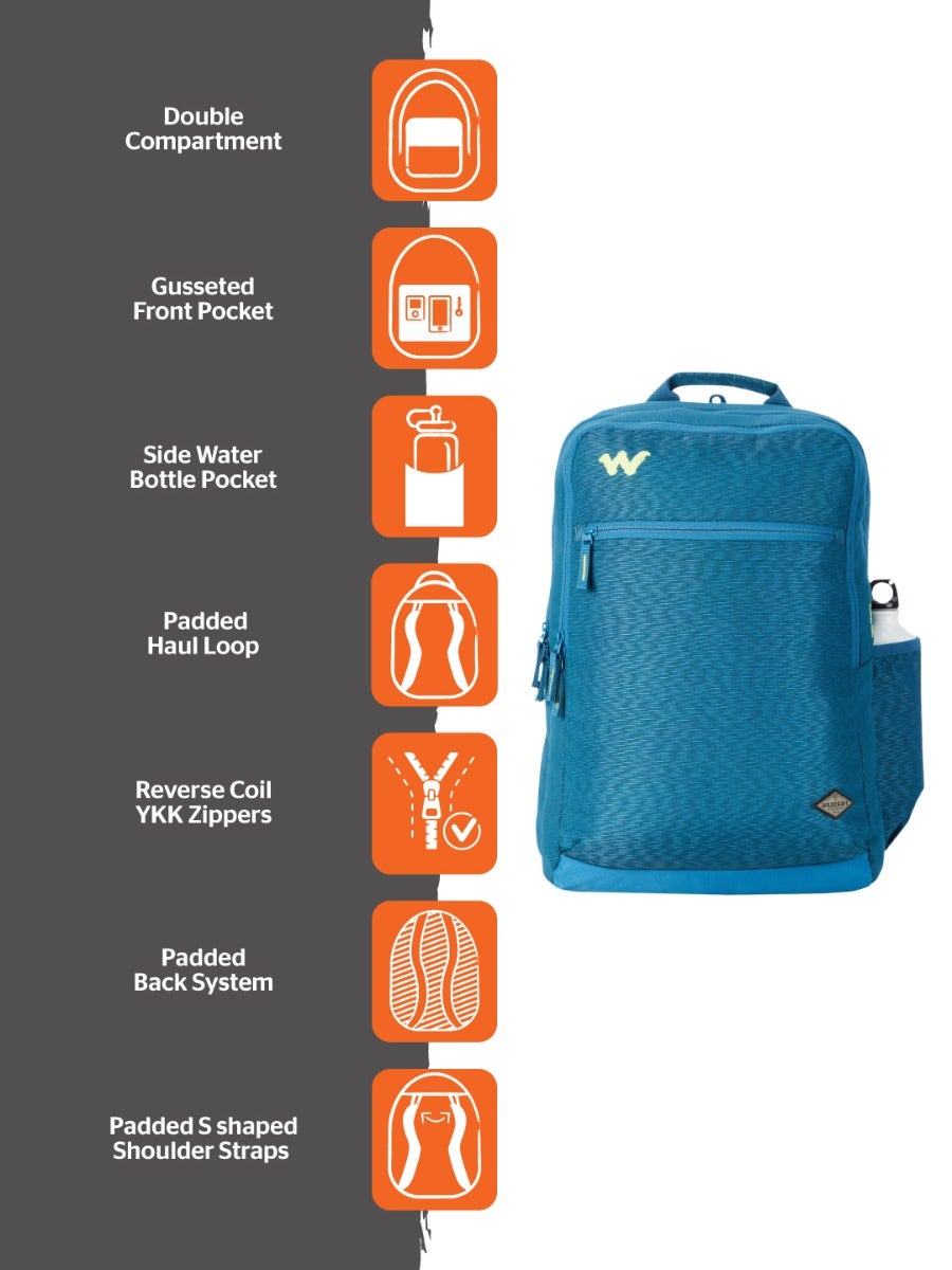 Wildcraft Evo 35L Backpack with Rain Cover (12960)