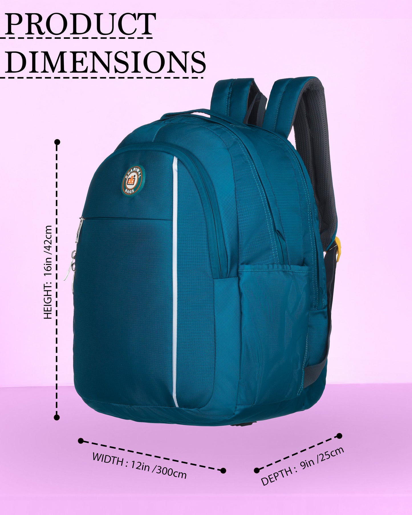 Dhariwal Backpack for Men & Women | Office, Travel, School, College bag| 30L BP-206