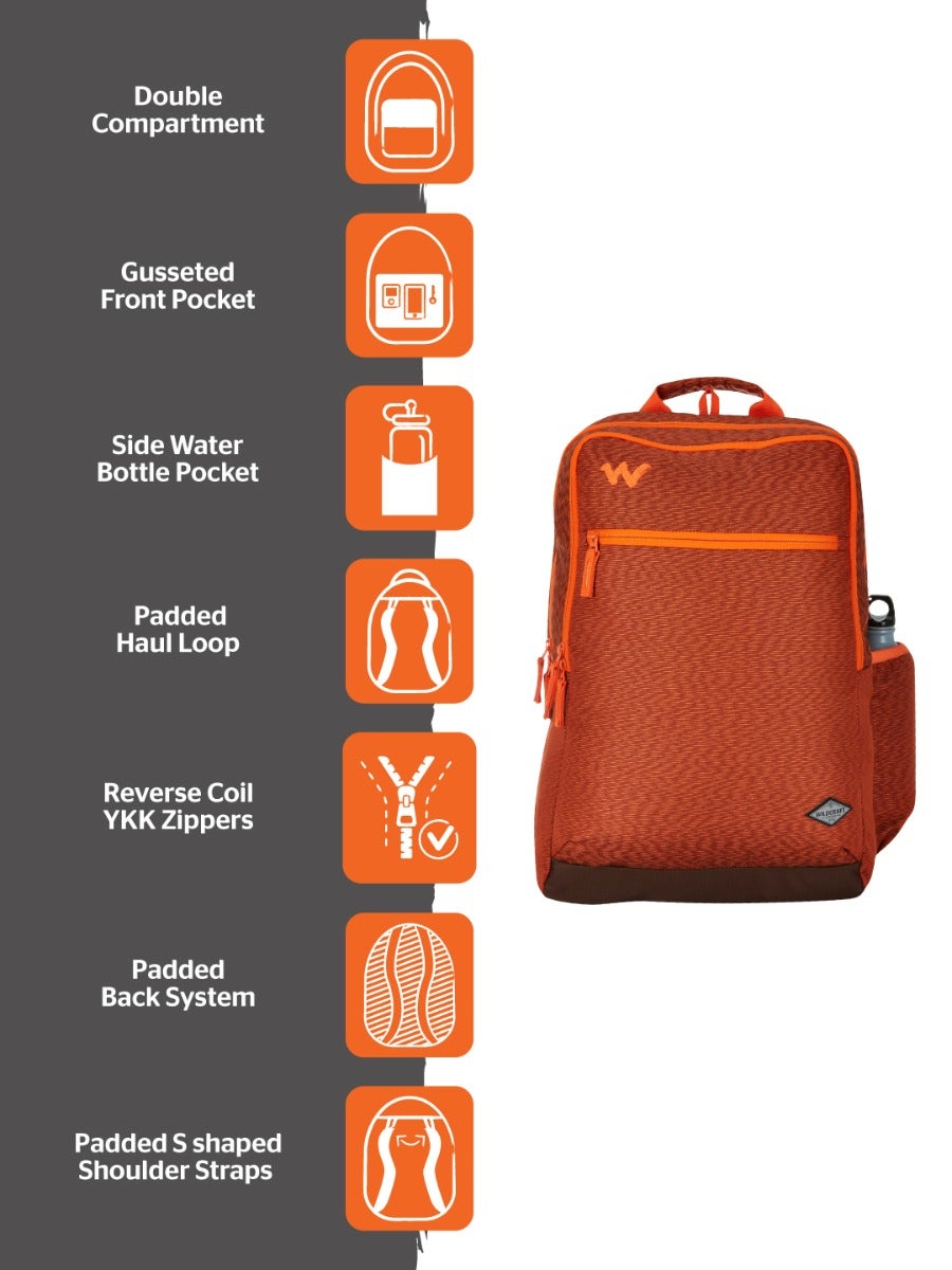 Wildcraft Evo 35L Backpack with Rain Cover (12960)