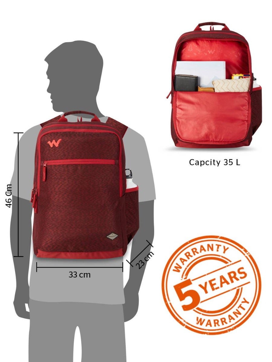 Wildcraft Evo 35L Backpack with Rain Cover (12960)