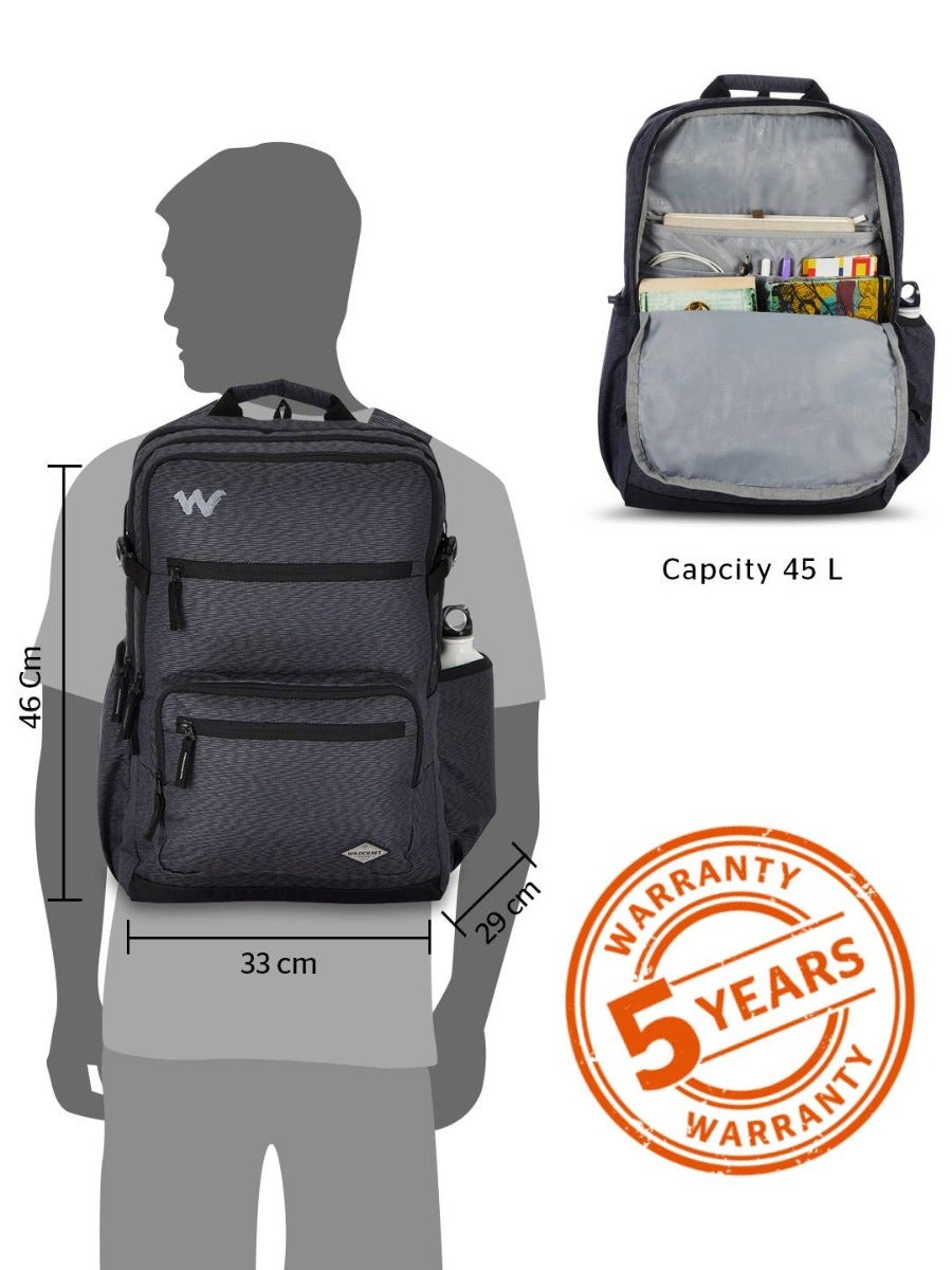 Wildcraft Evo 45L Backpack with Rain Cover (12962)