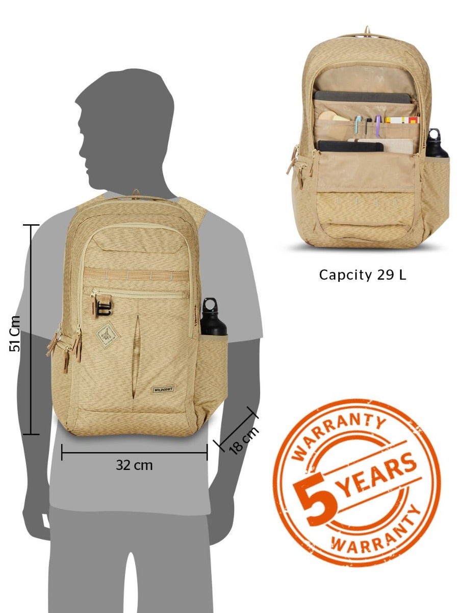 Wildcraft Safara Tactical 1 29L Laptop Backpack with Rain Cover (12963)
