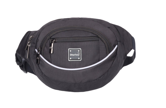 Dhariwal Waist Pack Travel Handy Hiking Zip Pouch Document Money Phone Belt Sport Bag Bum Bag for Men and Women Polyester WP-1202