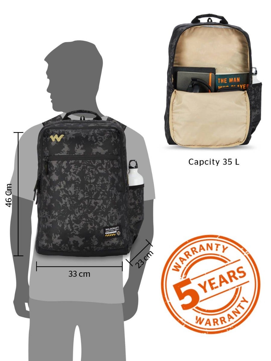 Wildcraft Evo 35L Backpack with Rain Cover (12960)