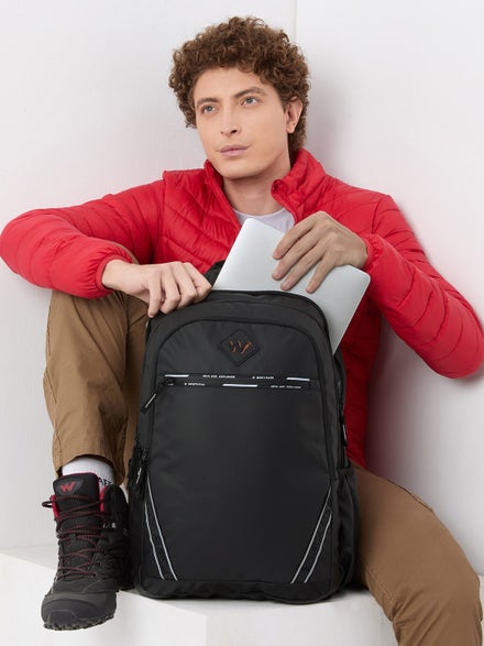 Wildcraft Dark Edition 45L Pro Laptop Backpack-Black
