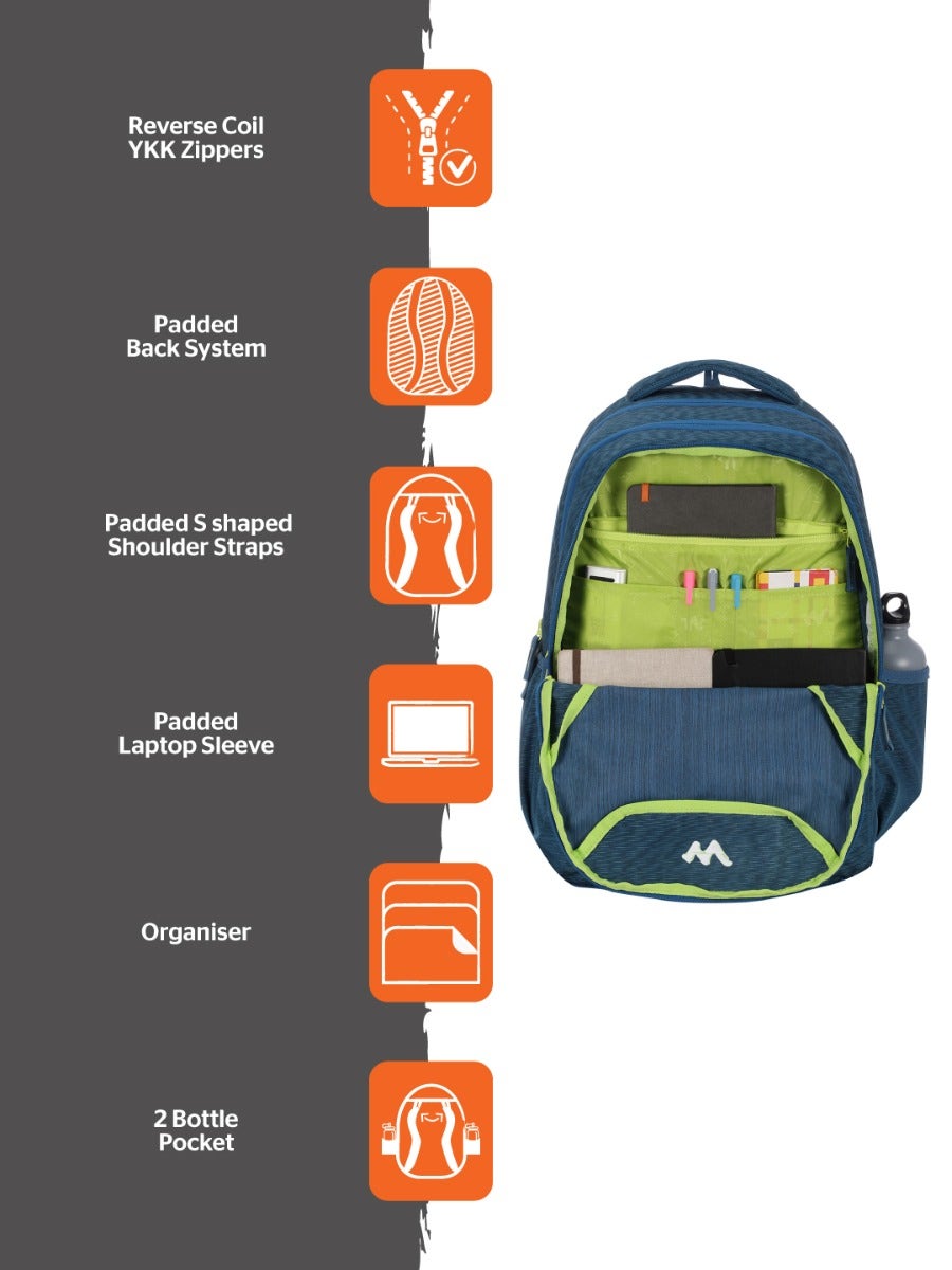 Wildcraft Bravo Pro 45L Backpack with Rain Cover (12958)