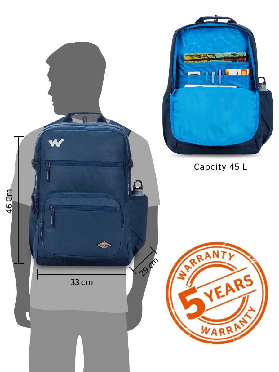 Wildcraft Evo 45L Backpack with Rain Cover (12962)