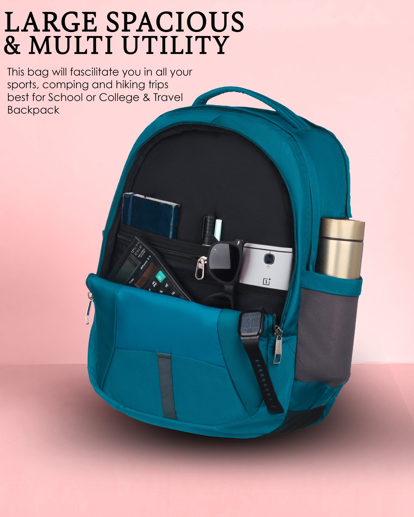 Dhariwal Backpack for college/office/casual 41L Bp-235