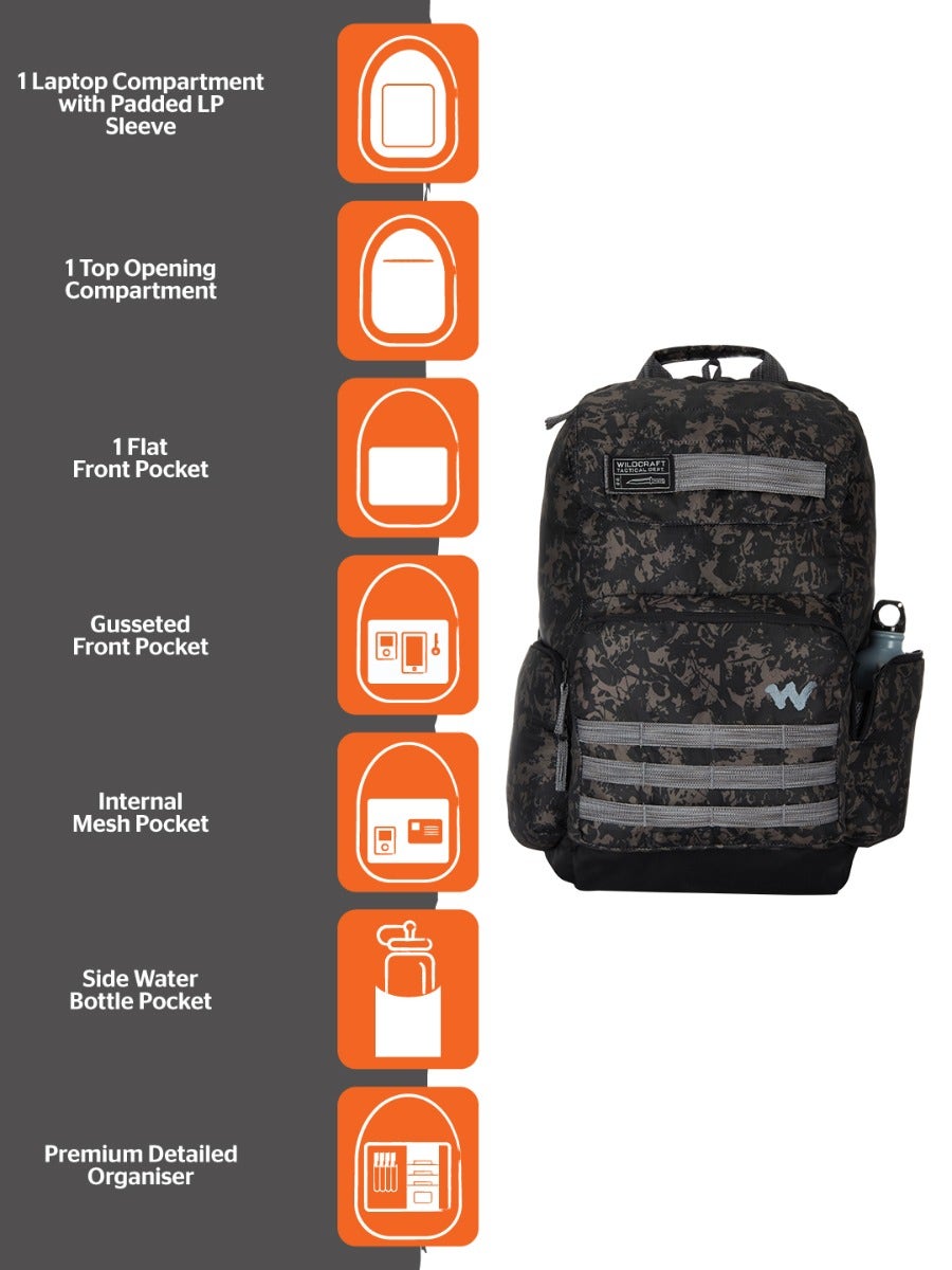 Wildcraft Safara Tactical 4 32L Laptop Backpack (12966)