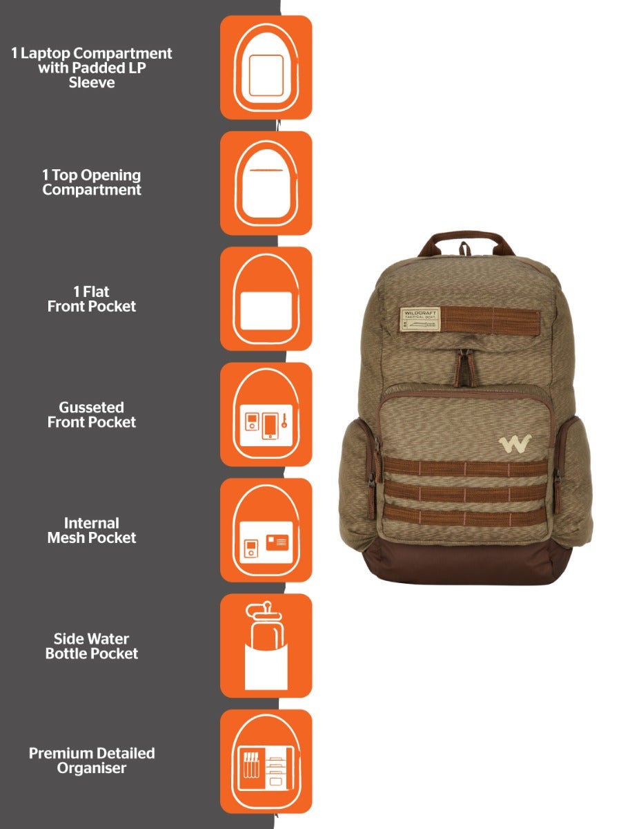 Wildcraft Safara Tactical 4 32L Laptop Backpack (12966)