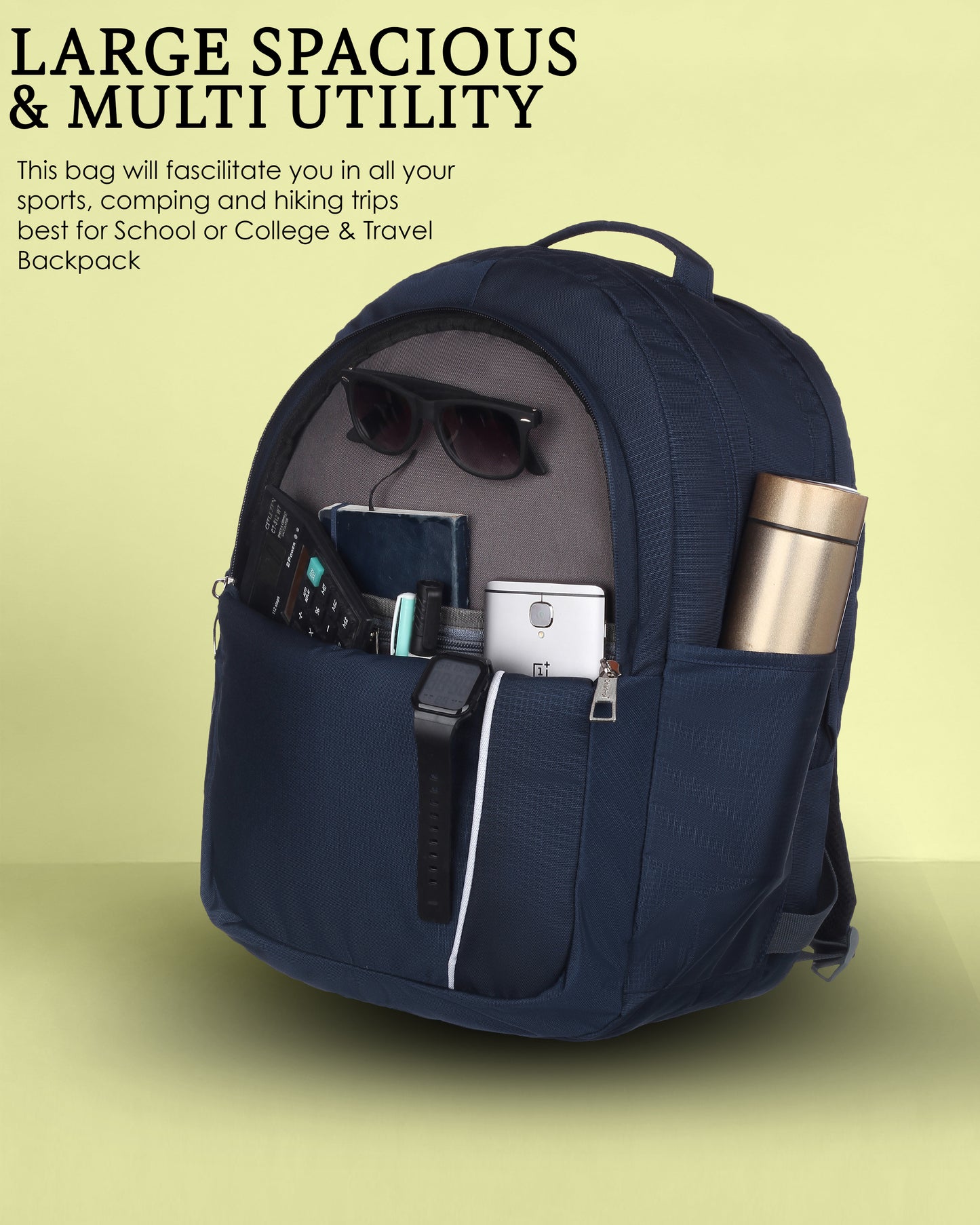 Dhariwal Backpack for Men & Women | Office, Travel, School, College bag| 30L BP-206