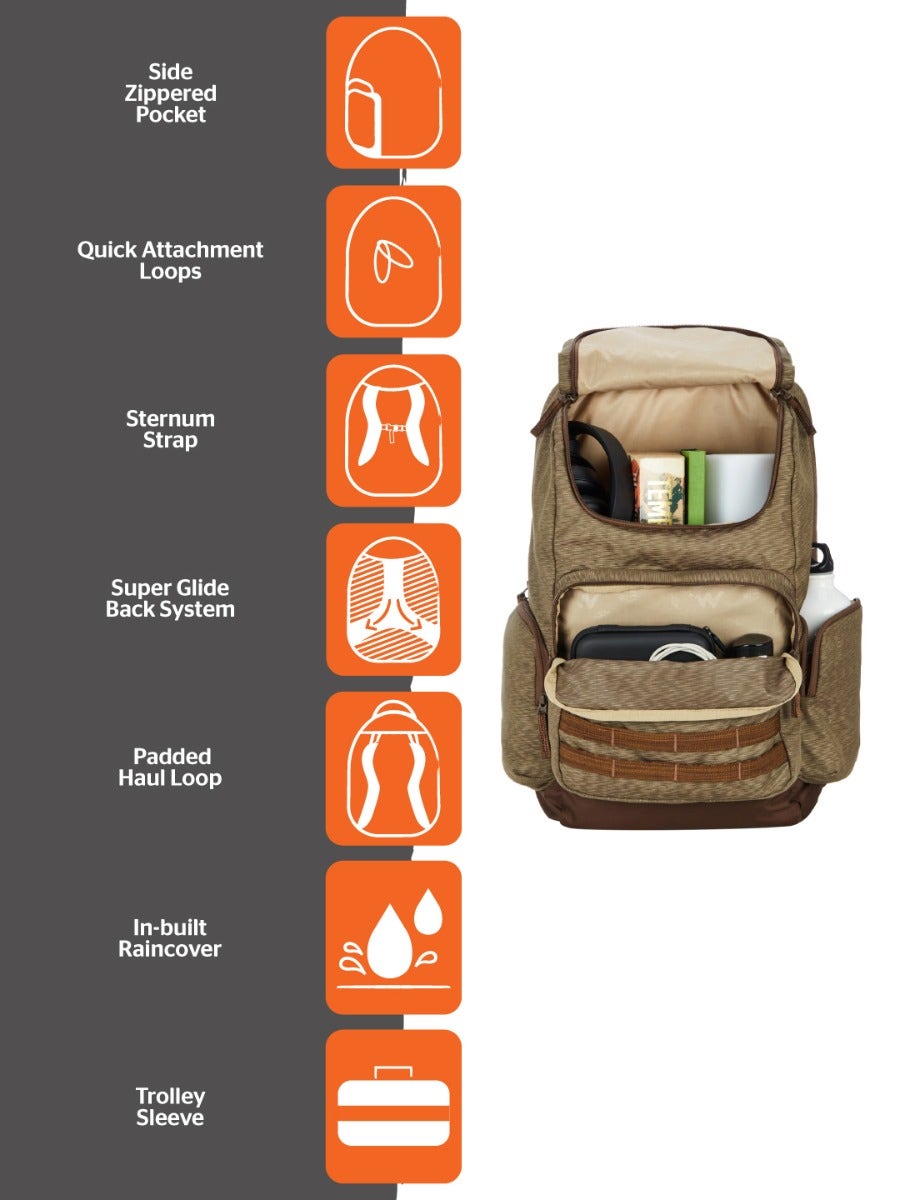 Wildcraft Safara Tactical 4 32L Laptop Backpack (12966)