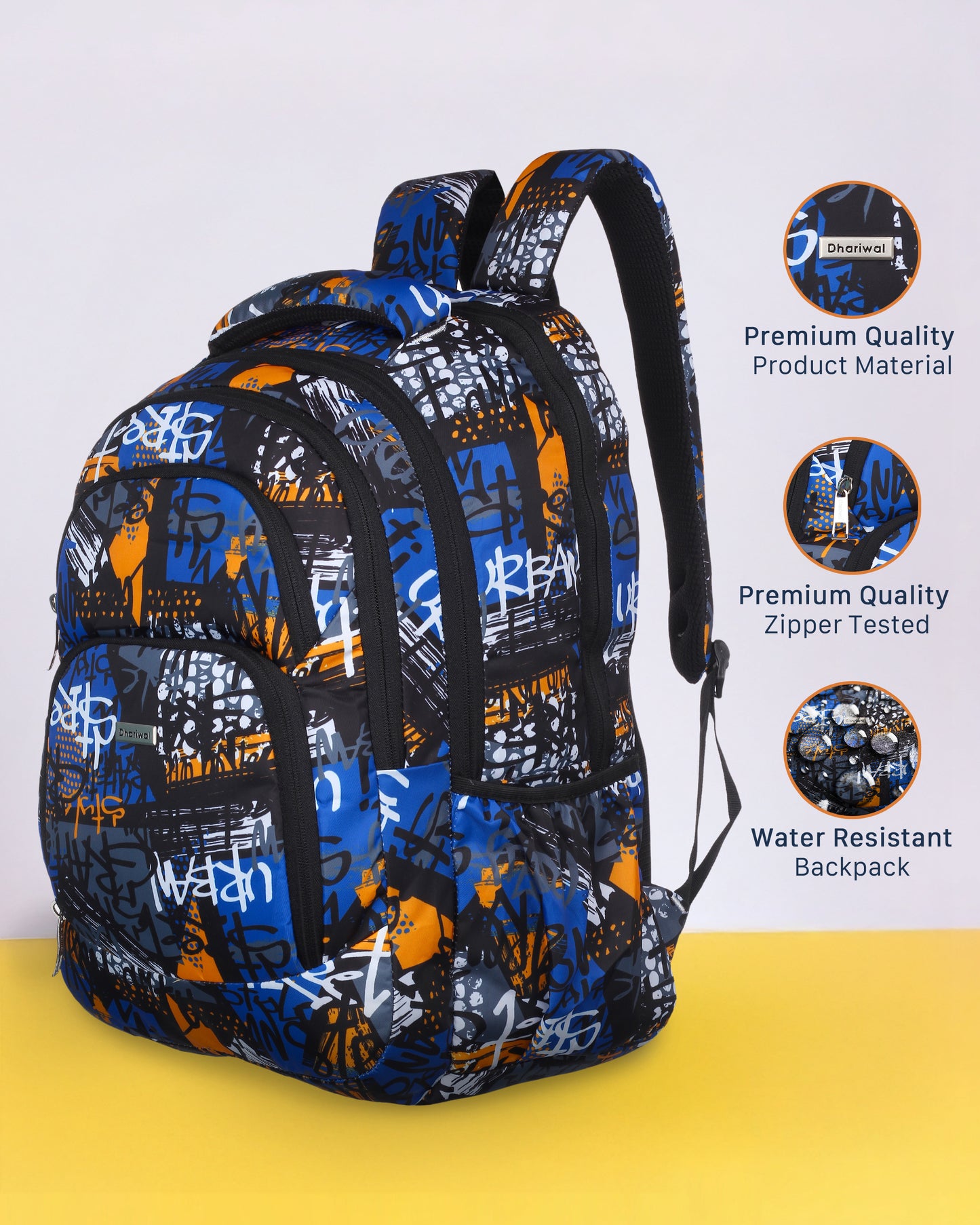 Dhariwal 36L Backpack Casual/School/College/Office Bag BP-248