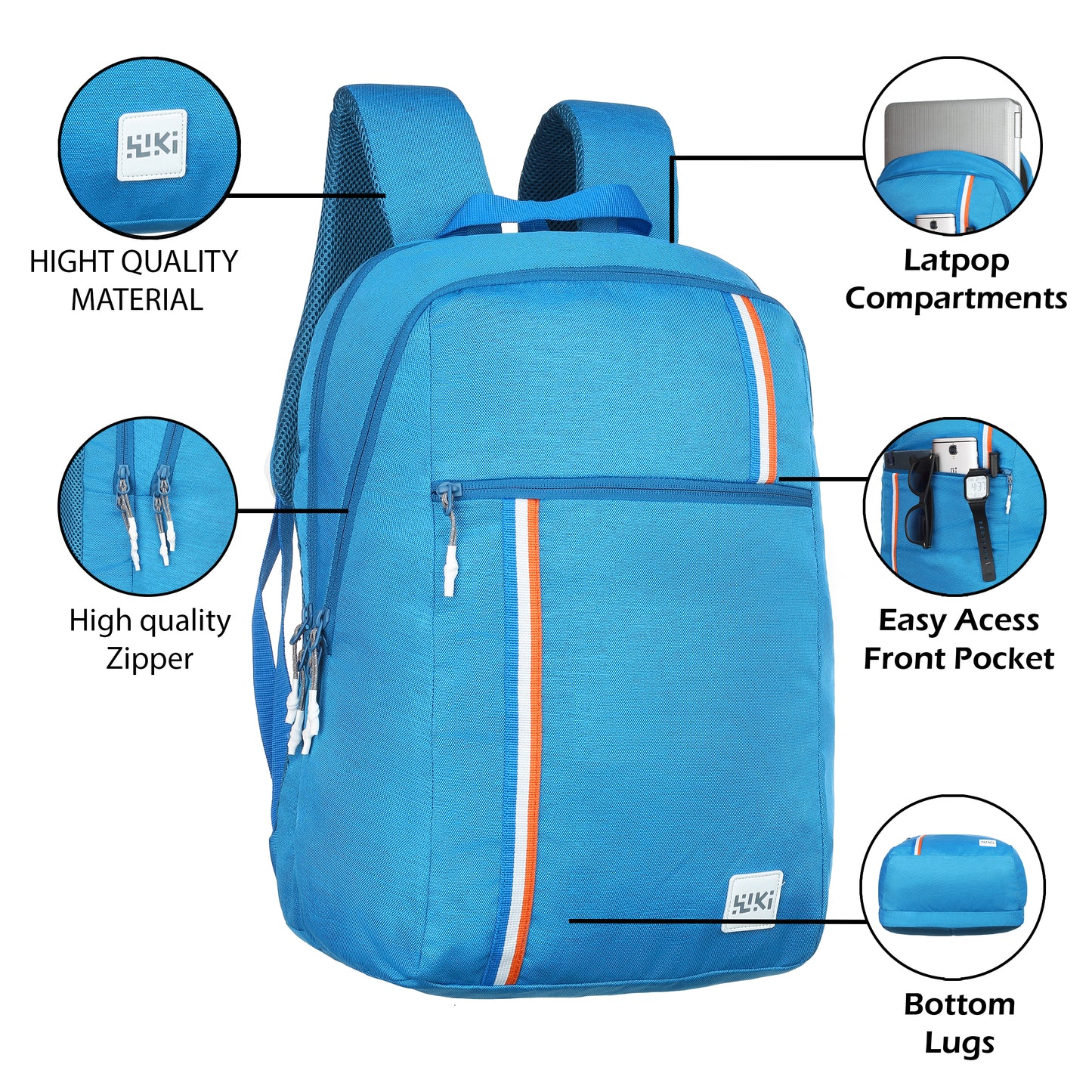Wildcraft Wiki 35L Backpack College | School | Office & Travel Bag For Men & Women
