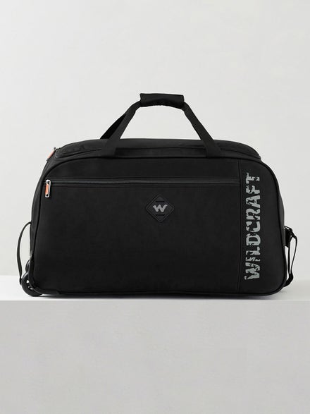 Wildcraft Pictor 38L Duffel Trolly Bag- Black