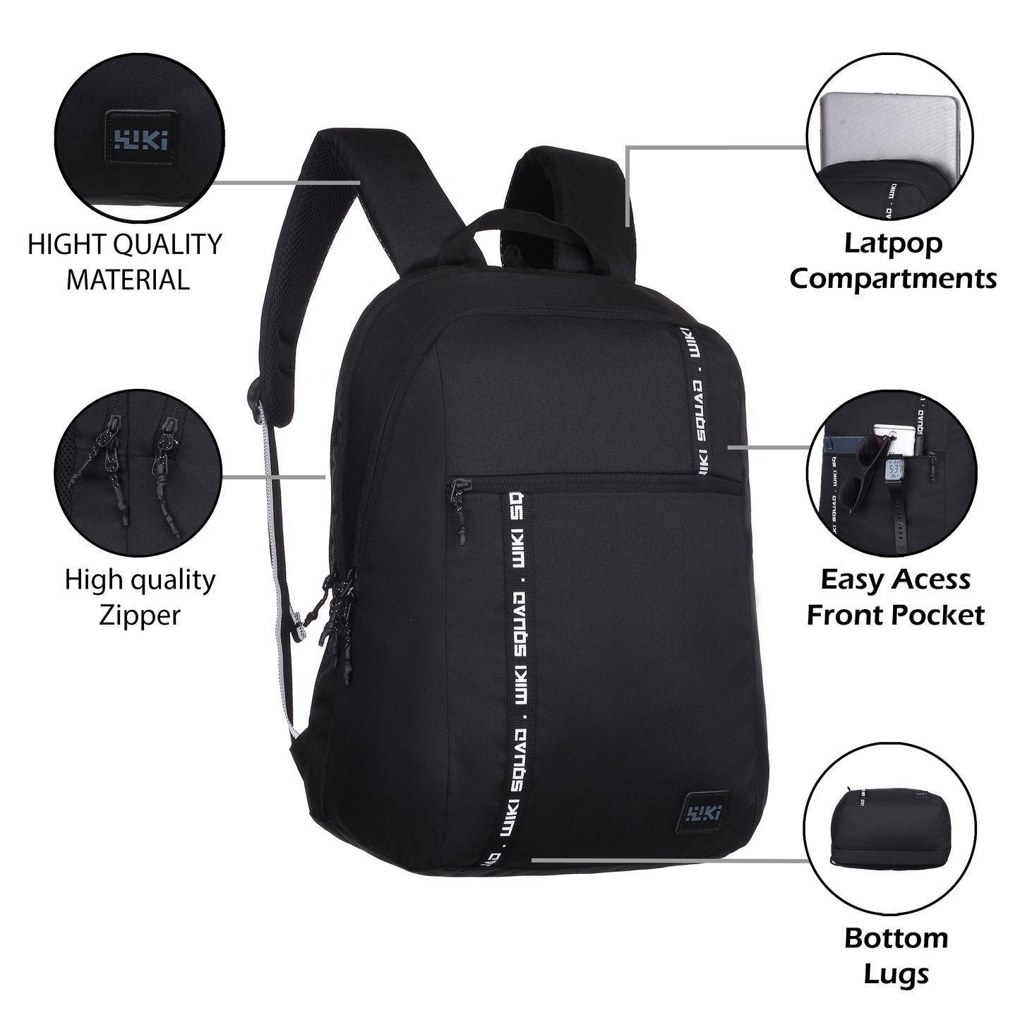 Wildcraft Wiki 35L Backpack College | School | Office & Travel Bag For Men & Women