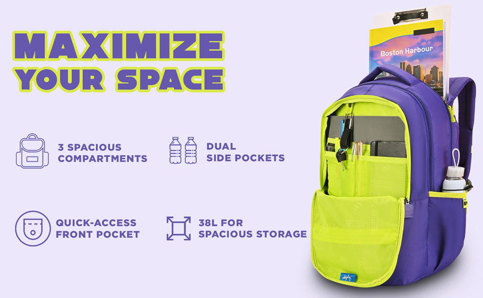 Skybags KLAN V2 SC BP GAMING-32L