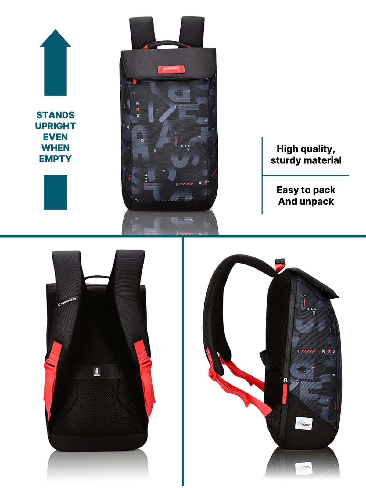 Uppercase SealPro 15" Laptop Backpack Water Repellent College Bag 20L