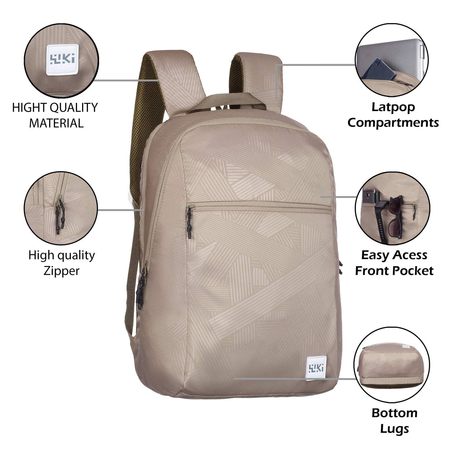 Wildcraft Wiki 35L Backpack College | School | Office &Travel Bag For Men & Women
