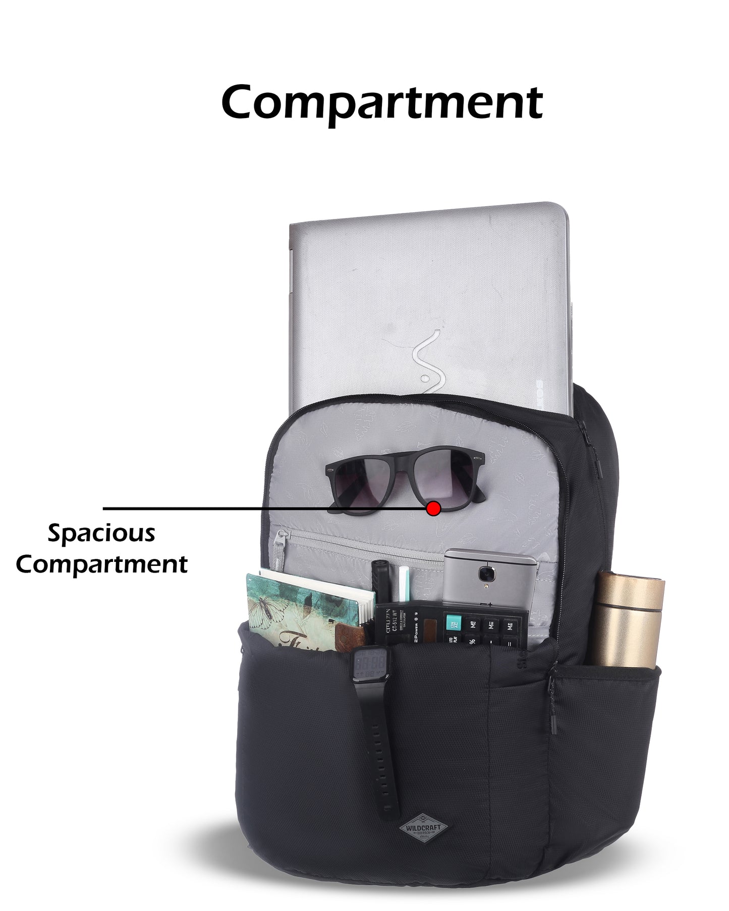 Wildcraft Sierra Nylon backpack Ideal for school, college, office & travel bag for men And women