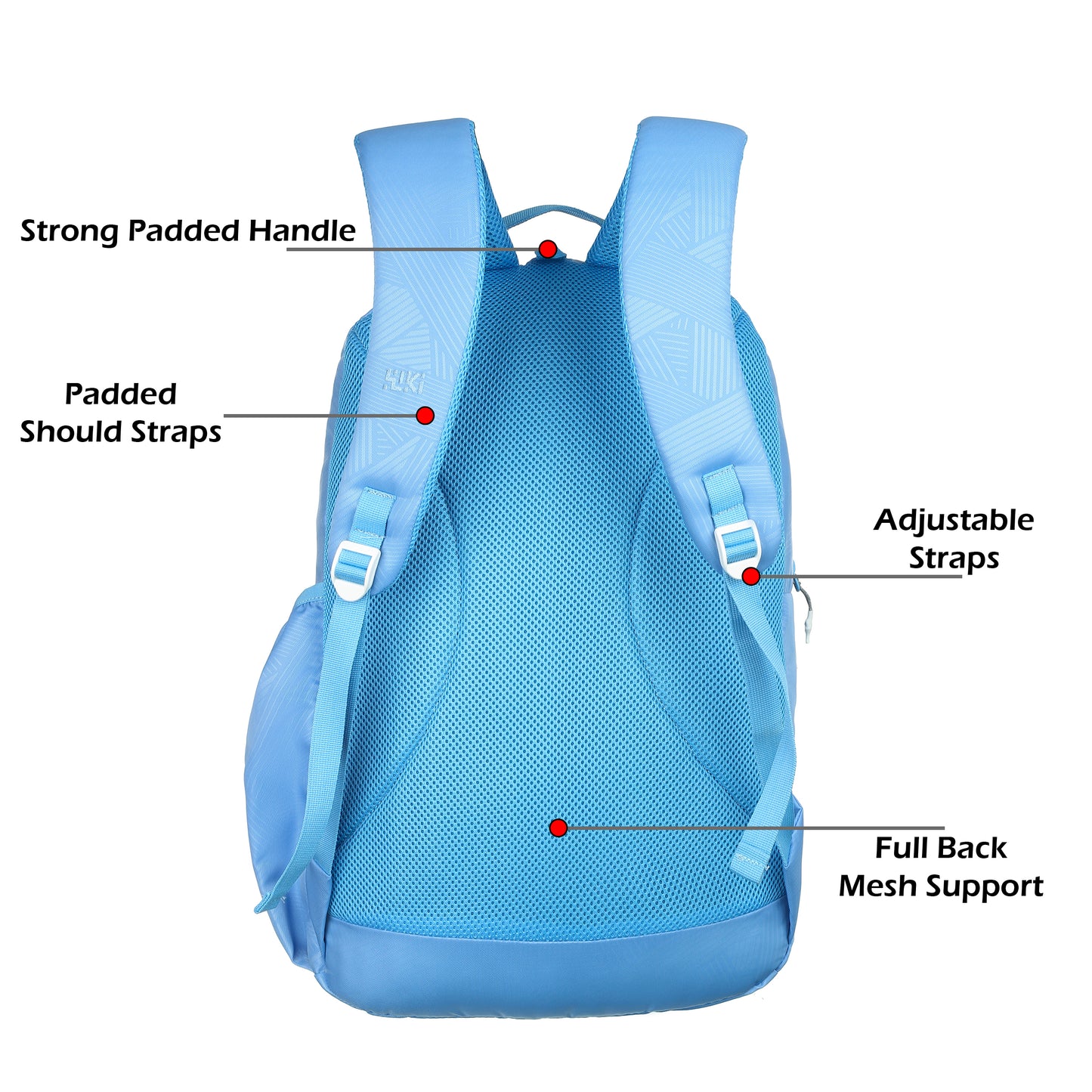 Wildcraft Polyester Wiki Streek 3 Laptop Backpack 31 Lit for Travel Gym Office Backpack for Men & Women