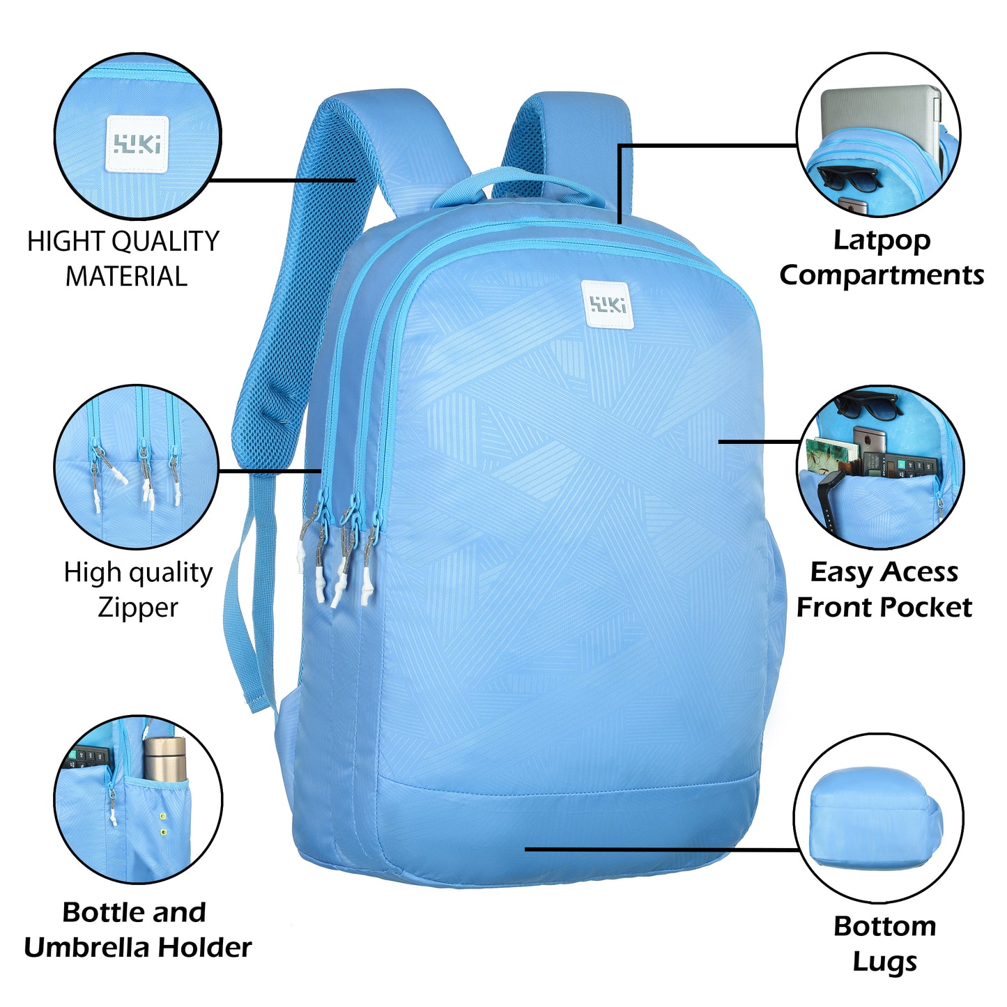 Wildcraft Polyester Expedition LPBP 45 Pro Laptop Backpack for Travel Gym Office Backpack for Men & Women