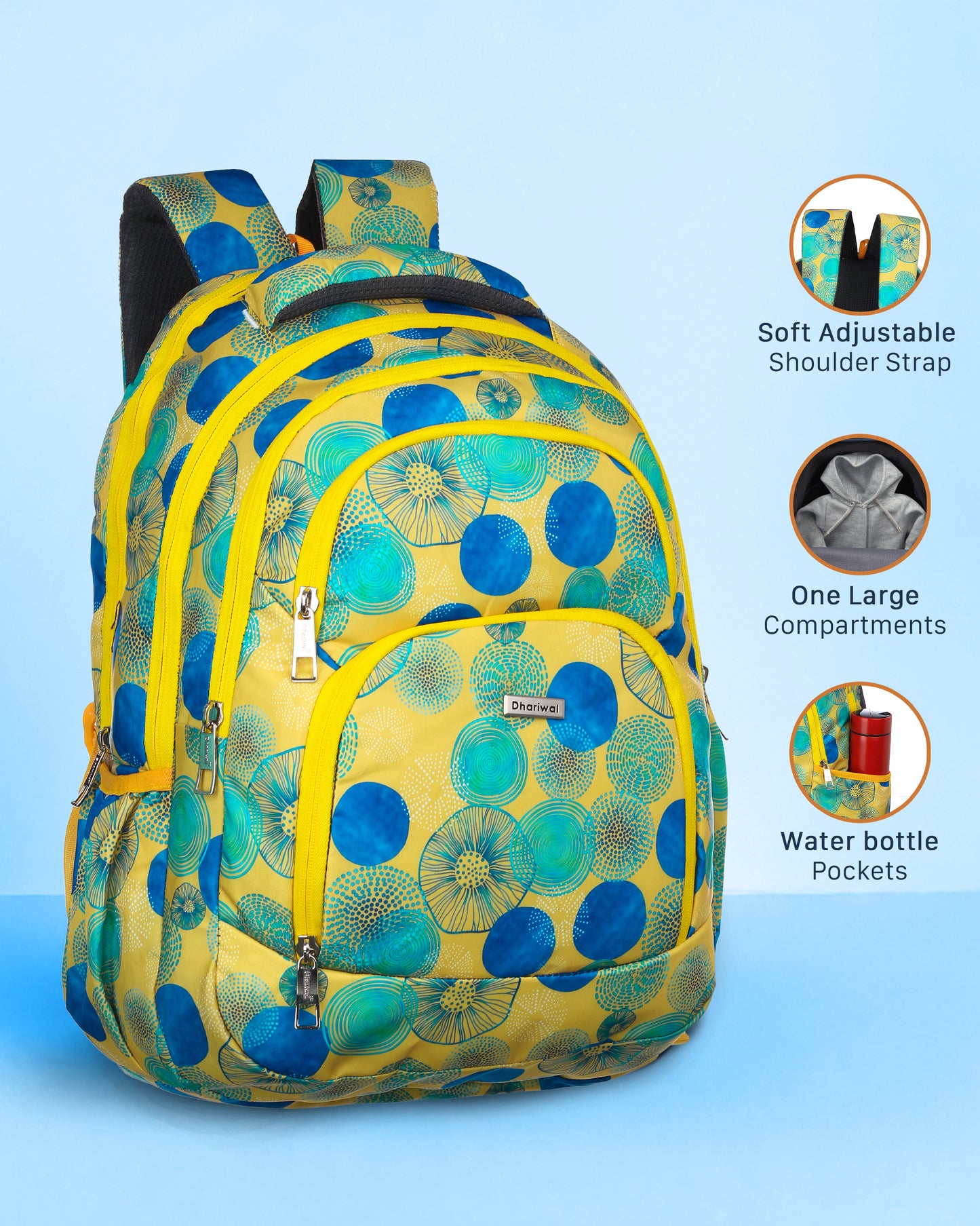 Dhariwal 36L Backpack Casual/School/College/Office Bag BP-248