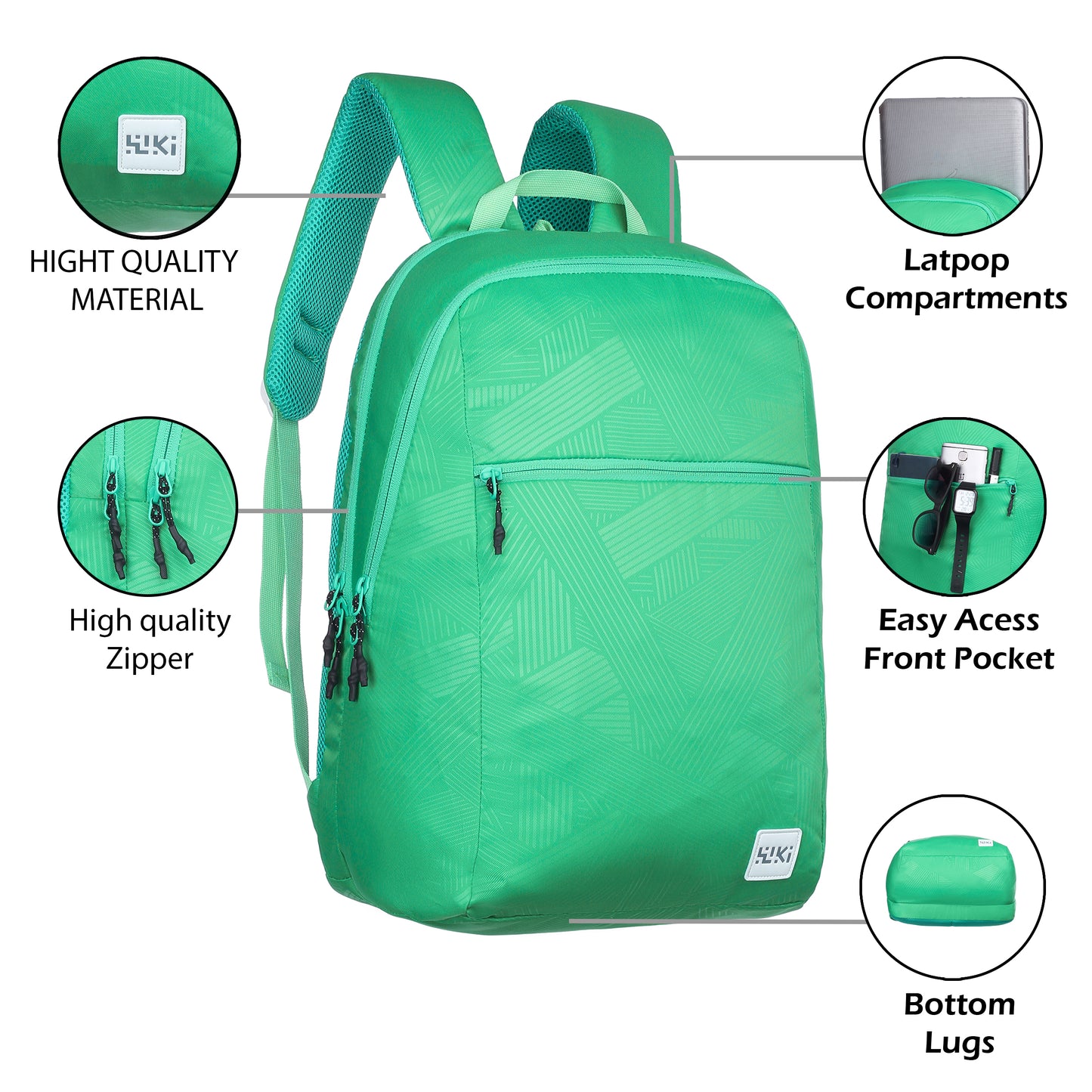 Wildcraft Wiki 35L Backpack College | School | Office &Travel Bag For Men & Women