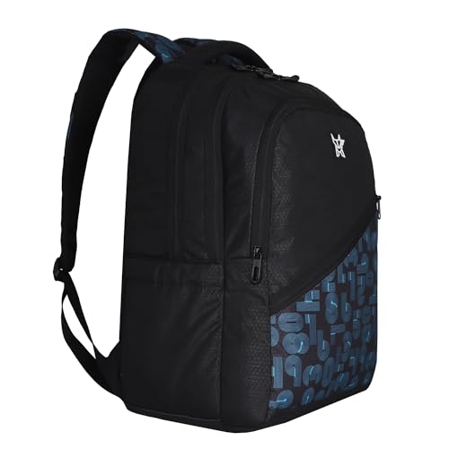 Arctic Fox Quantum School Backpack for Boys and Girls - 33 Liters (BLACK)
