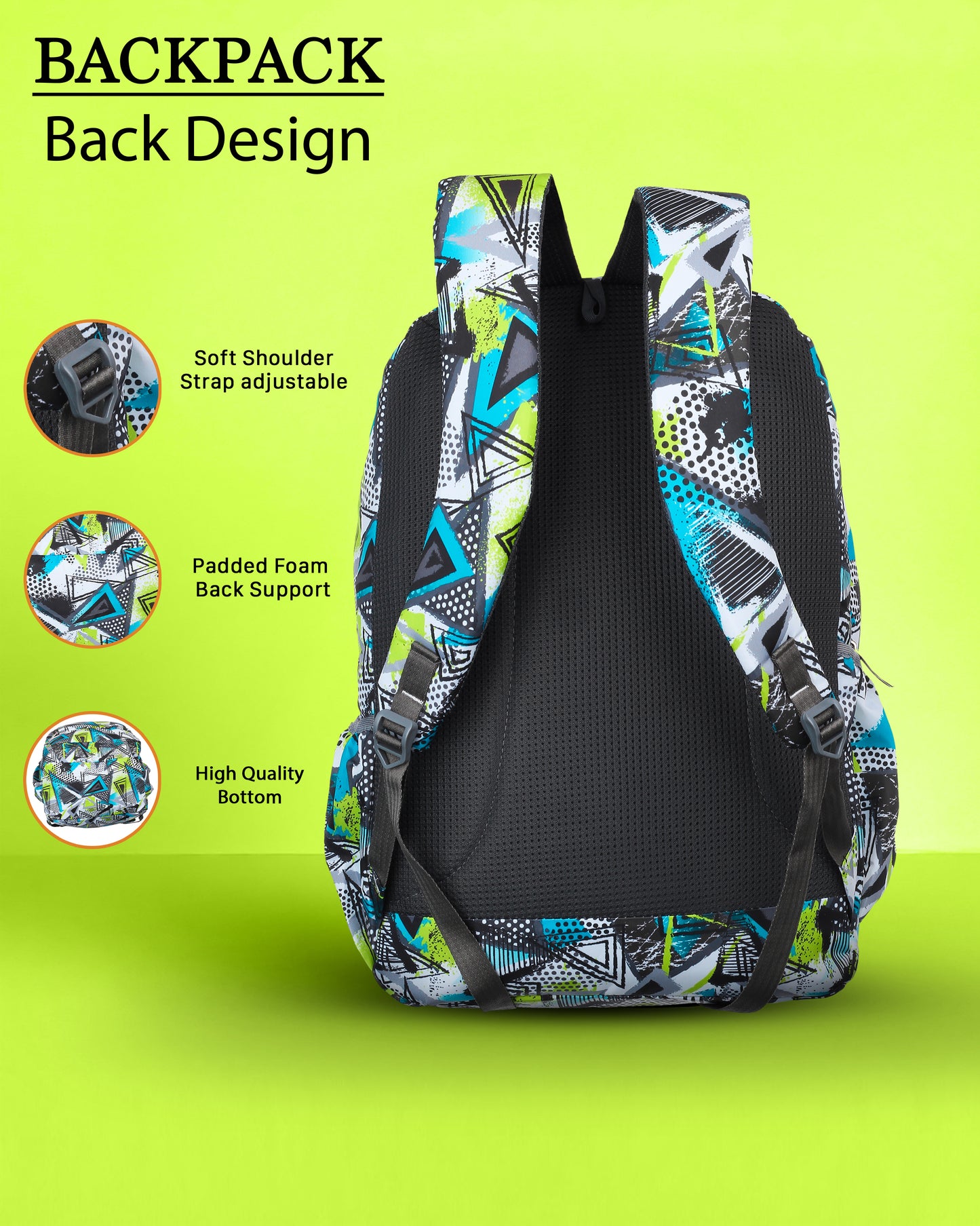 Dhariwal 36L Backpack Casual/School/College/Office Bag BP-248