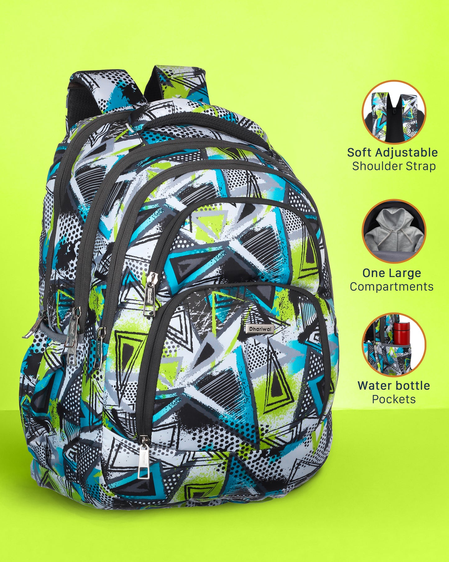 Dhariwal 36L Backpack Casual/School/College/Office Bag BP-248