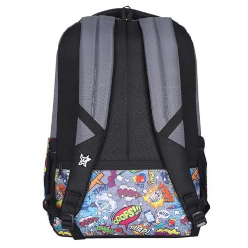 Arctic Fox Comic Castel Rock School Backpack for Boys and Girls- 33 Liters