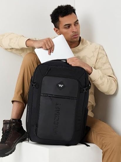 Wildcraft Globetrotter Pro 35 L Laptop Backpack -Black