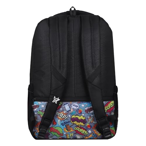 Arctic Fox Comic Castel Rock School Backpack for Boys and Girls- 33 Liters