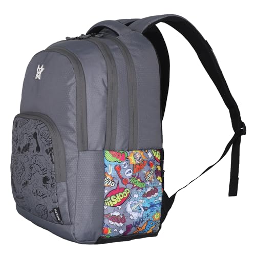 Arctic Fox Comic Castel Rock School Backpack for Boys and Girls- 33 Liters