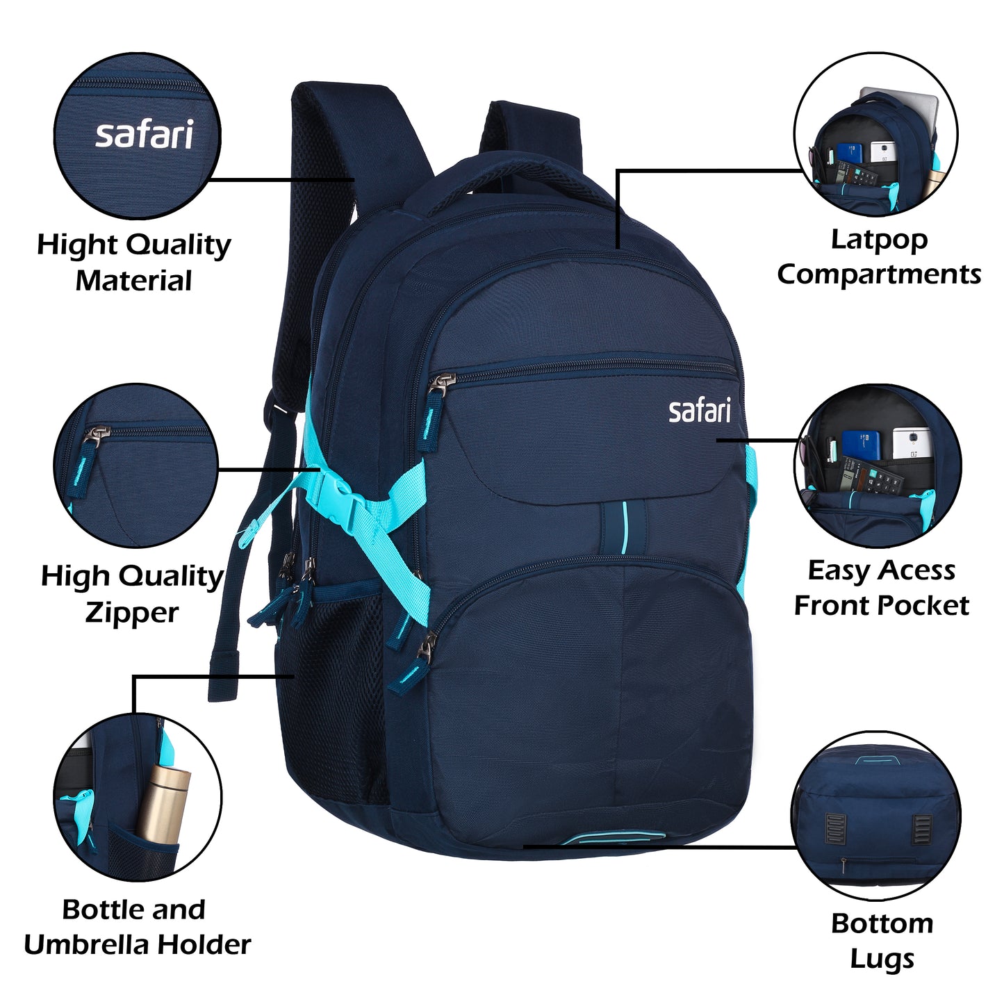 Safari Tritan Deluxe 36L Formal Backpack