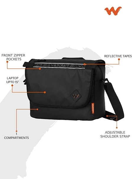Wildcraft Dark Edition 20 Sling & Messenger Bag